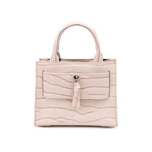 Brandon Blackwood Cream Croc Kuei Purse